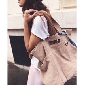 Free People Suede Caravan Tote